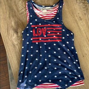 4th of July tank top set size 10/12